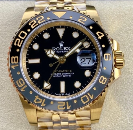 ARF Factory Rolex GMT Master II M126718GRNR-0001 Gold Watch
