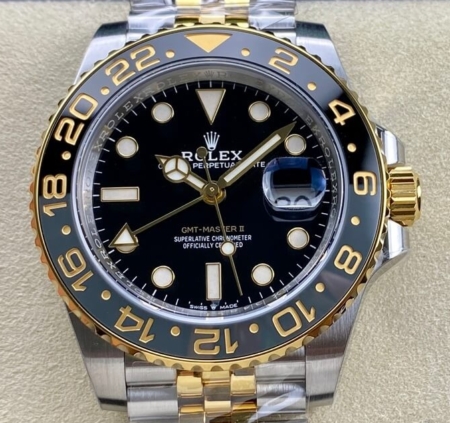 ARF Factory Rolex GMT Master II M126713GRNR-0001 Gold Replica Watch