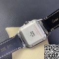 BV Factory Cartier Watch Fake Santos W2SA0006 Leather Strap