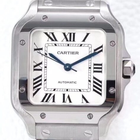 BV Factory Fake Cartier Santos WSSA0029 Whit Dial