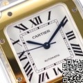 BV Factory Cartier Watch Fake Santos W2SA0016 White Dial