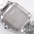 BV Factory Cartier Watch Fake Santos W2SA0016 White Dial