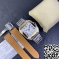 BV Factory Fake Cartier Watch De Santos W2SA0006 Golden Watch