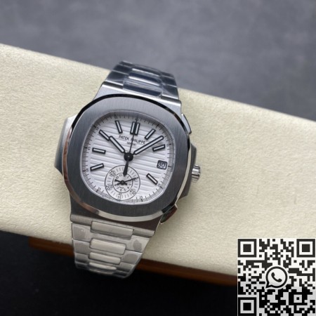 Fake Watch Patek Philippe 3K Factory Nautilus 5980 White Dial