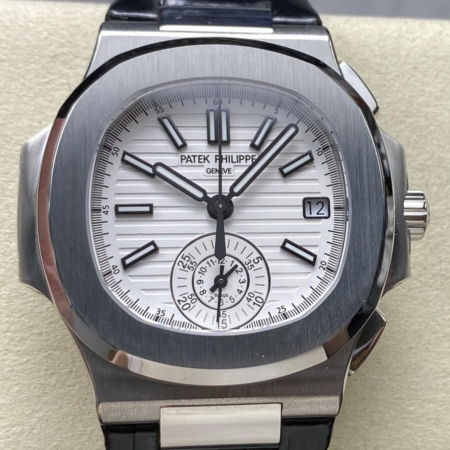 Fake Patek Philippe Watches 3K Factory Nautilus 5980 White Dial