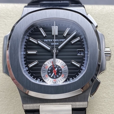 Replicas Patek Philippe 3K Factory Nautilus 5980 Black Dial