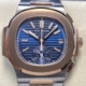 3K Factory Patek Philippe Nautilus 5980/1AR-001 Intermediate Gold