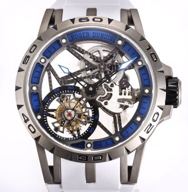 BBR Factory Roger Dubuis Replica Excalibur Spider RDDBEX0479 Tourbillon Blue Dial