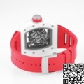 KV Factory Richard Mille 1:1 Replica RM055 V5 Red Rubber Strap