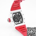 KV Factory Richard Mille 1:1 Replica RM055 V5 Red Rubber Strap