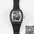 KV Factory Richard Mille Best Fake RM055 V5 White Dial Case2