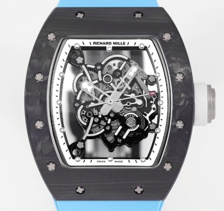 KV Factory Richard Mille Replicas RM055 V5 Carbon Fibre Case 