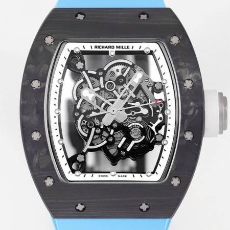 KV Factory Richard Mille Replicas RM055 V5 Carbon Fibre Case 