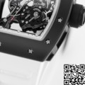 KV Factory Best Fake Richard Mille RM055 V5 White Rubber Strap