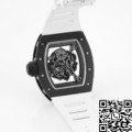 KV Factory Best Fake Richard Mille RM055 V5 White Rubber Strap
