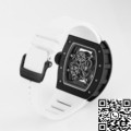 KV Factory Best Fake Richard Mille RM055 V5 White Rubber Strap