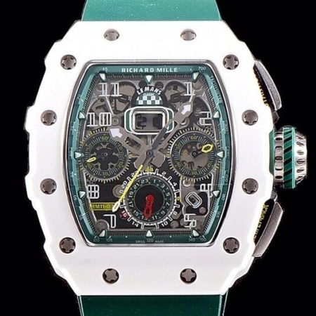 KV Factory Replica Richard Mille RM011-03 White Ceramic Case