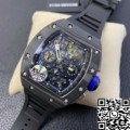 KV Factory Replica Richard Mille RM011 Blue Dial Carbon Fiber Watch Case