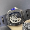 KV Factory Replica Richard Mille RM011 Blue Dial Carbon Fiber Watch Case