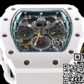 KV Factory Richard Mille Super Clone RM011 White Ceramic Case