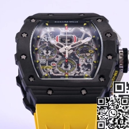 KV Factory Best Replica Richard Mille RM011 Carbon Fiber Watch Case