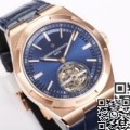 BBR Factory Fake Vacheron Constantin Overseas 6000V/110R-B733 Tourbillon Blue Strap