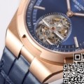 BBR Factory Fake Vacheron Constantin Overseas 6000V/110R-B733 Tourbillon Blue Strap