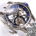 BBR Factory Roger Dubuis Replica Excalibur Spider RDDBEX0479 Tourbillon Blue Dial