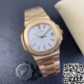 PPF Factory 1:1 Replica Patek Philippe Nautilus 5711R White Dial Rose Gold Watches