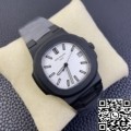 PPF Factory Custom Patek Philippe Fake Nautilus White Dial DCL Edition