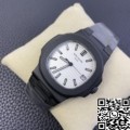 PPF Factory Custom Patek Philippe Fake Nautilus White Dial DCL Edition