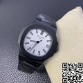 PPF Factory Custom Patek Philippe Fake Nautilus White Dial DCL Edition