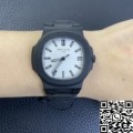 PPF Factory Custom Patek Philippe Fake Nautilus White Dial DCL Edition