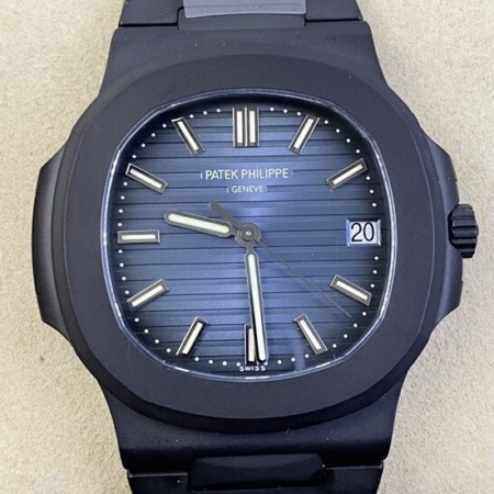 PPF Factory Custom Patek Philippe Fake Nautilus Blue Dial DCL Edition