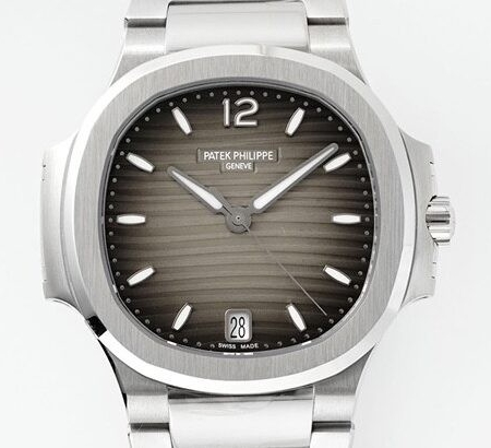 PPF Factory Fake Patek Philippe Nautilus 7118/1A-011 Smoke Gray Dial