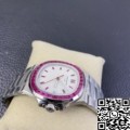 PPF Custom Fake Patek Philippe Watch Nautilus 5711 Red Diamond White Dial Watch
