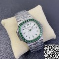 PPF Custom Replica Patek Philippe Nautilus 5711 Emerald Diamond White Dial Watch
