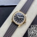 PPF Factory Patek Philippe Replica Watch Aquanaut 5068R-001 Women's Rose Gold Diamond Watch
