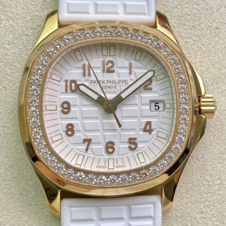 PPF Factory Patek Philippe Watch Replica Aquanaut 5067A Women’s Rose Gold Diamond Watch