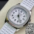 PPF Factory Replica Patek Philippe Aquanaut 5067A-024 Women's Diamond Watch