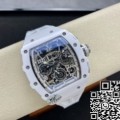 KU Factory Richard Mille Best Fake RM011-03 White Dial