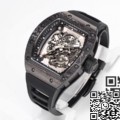 BBR Factory Richard Mille RM055 Fake Black Carbon Fiber Case