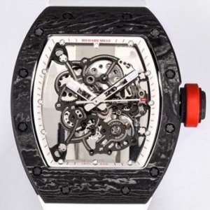 BBR Factory Richard Mille 1:1 Replica RM055 White Rubber Strap
