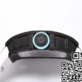 BBR Factory Replica Richard Mille RM055 Blue Dial White Rubber Strap