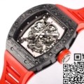 BBR Factory 1:1 Replica Richard Mille RM055 Red Rubber Strap