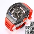 BBR Factory 1:1 Replica Richard Mille RM055 Red Rubber Strap
