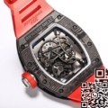 BBR Factory 1:1 Replica Richard Mille RM055 Red Rubber Strap