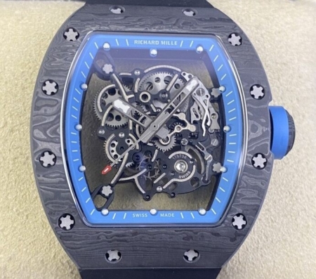 KU Factory Best replica Richard Mille RM055 Blue Dial