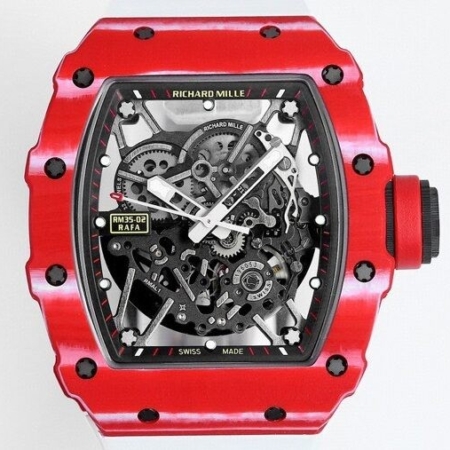 BBR Factory Richard Replica Mille RM35-02 White Strap Carbon Fiber
