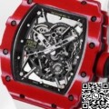 BBR Factory Richard Replica Mille RM35-02 White Strap Carbon Fiber